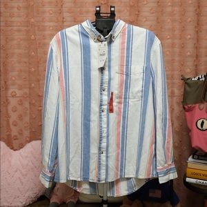 Zara Men’s Long Sleeves - stripe multi-color